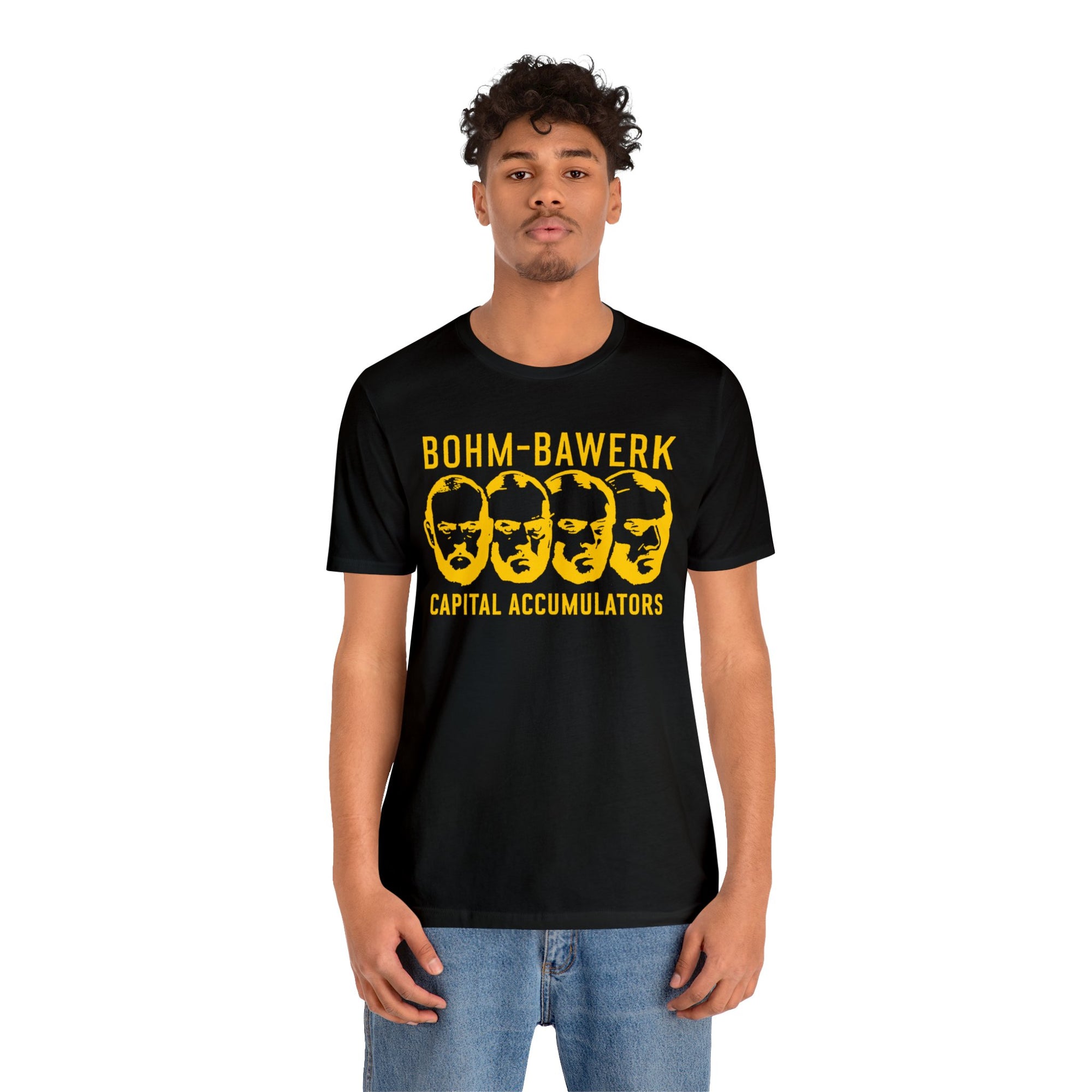 Bohm-Bawerk - Capital Accumulators - Badasses of Thought and Action Crewneck T-shirt