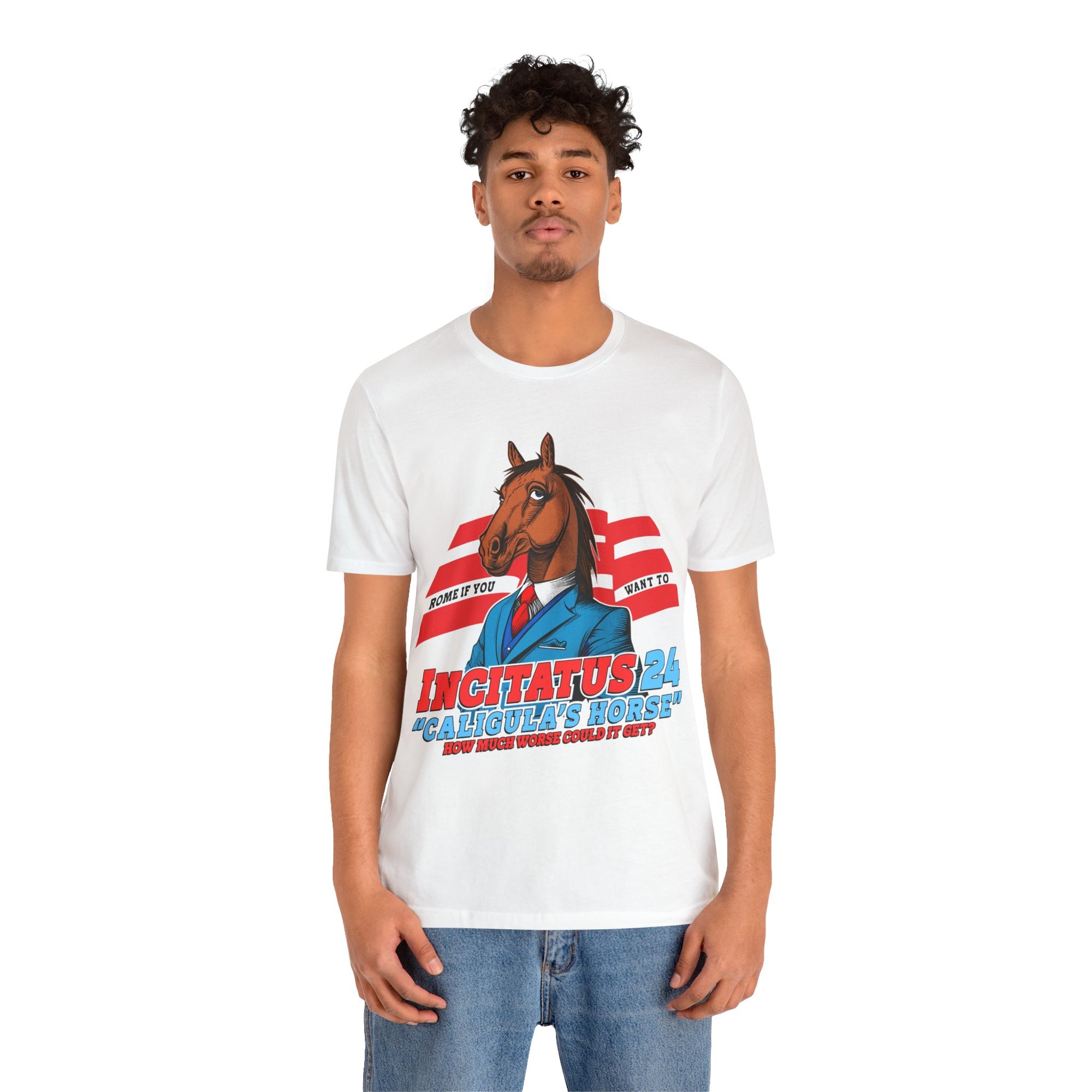 Incitatus 24! - "Caligula's Horse" Crewneck T-shirt