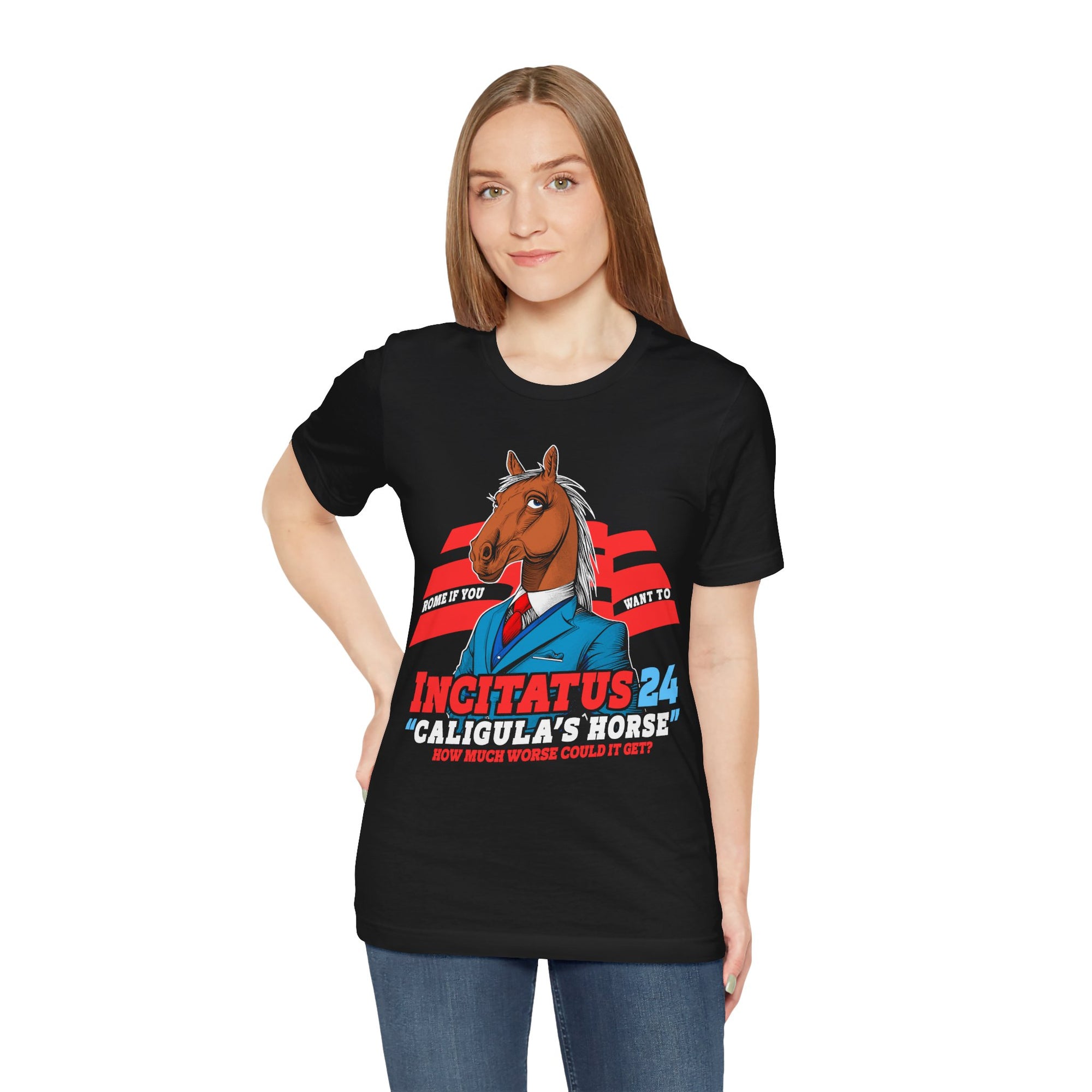 Incitatus 24! - "Caligula's Horse" Crewneck T-shirt