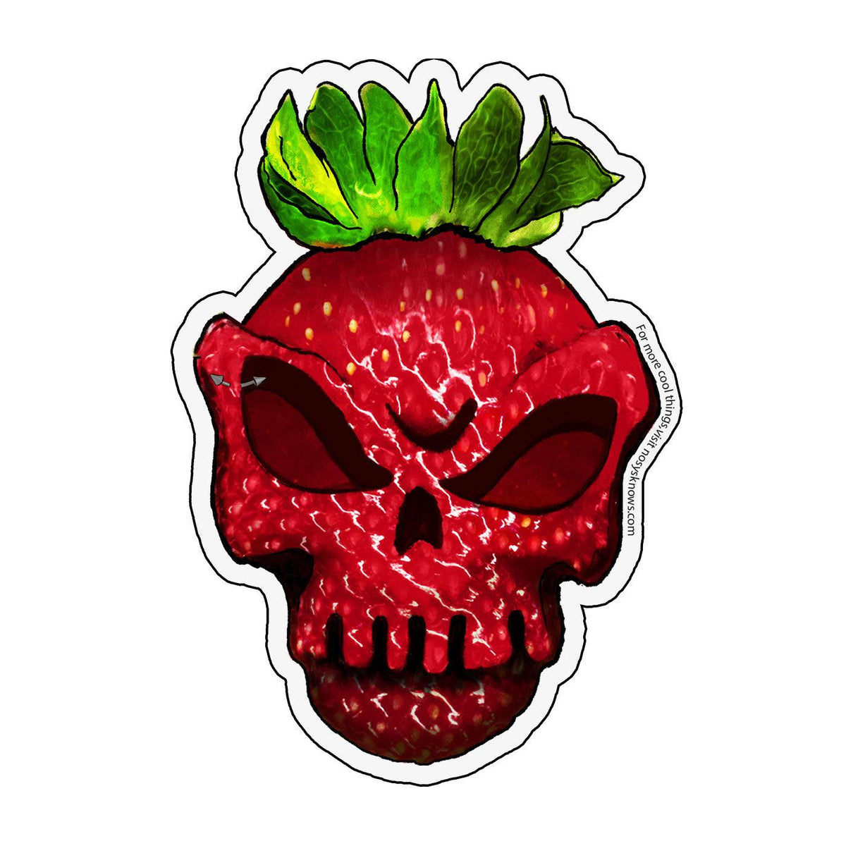 Strawberry Death Sticker - No System