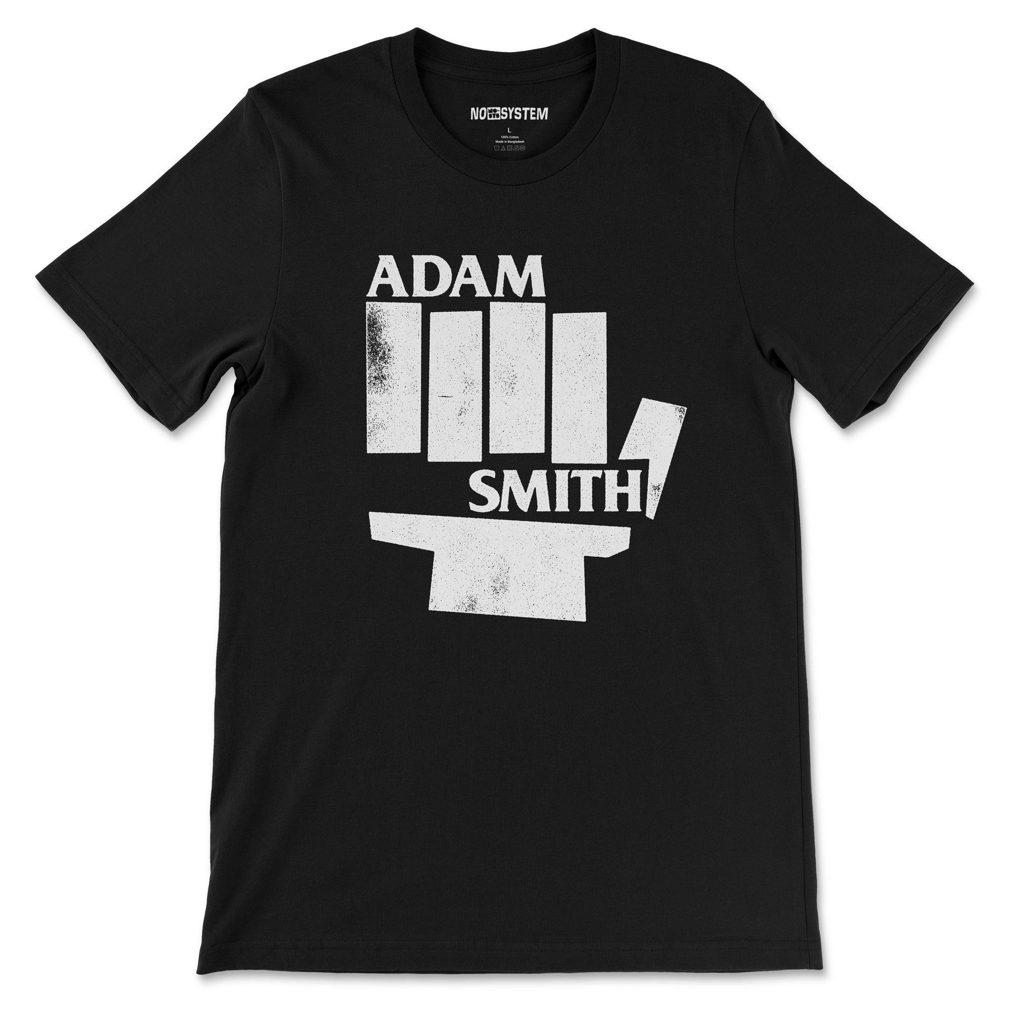 Adam Smith's Invisible Flag Crewneck T-shirt