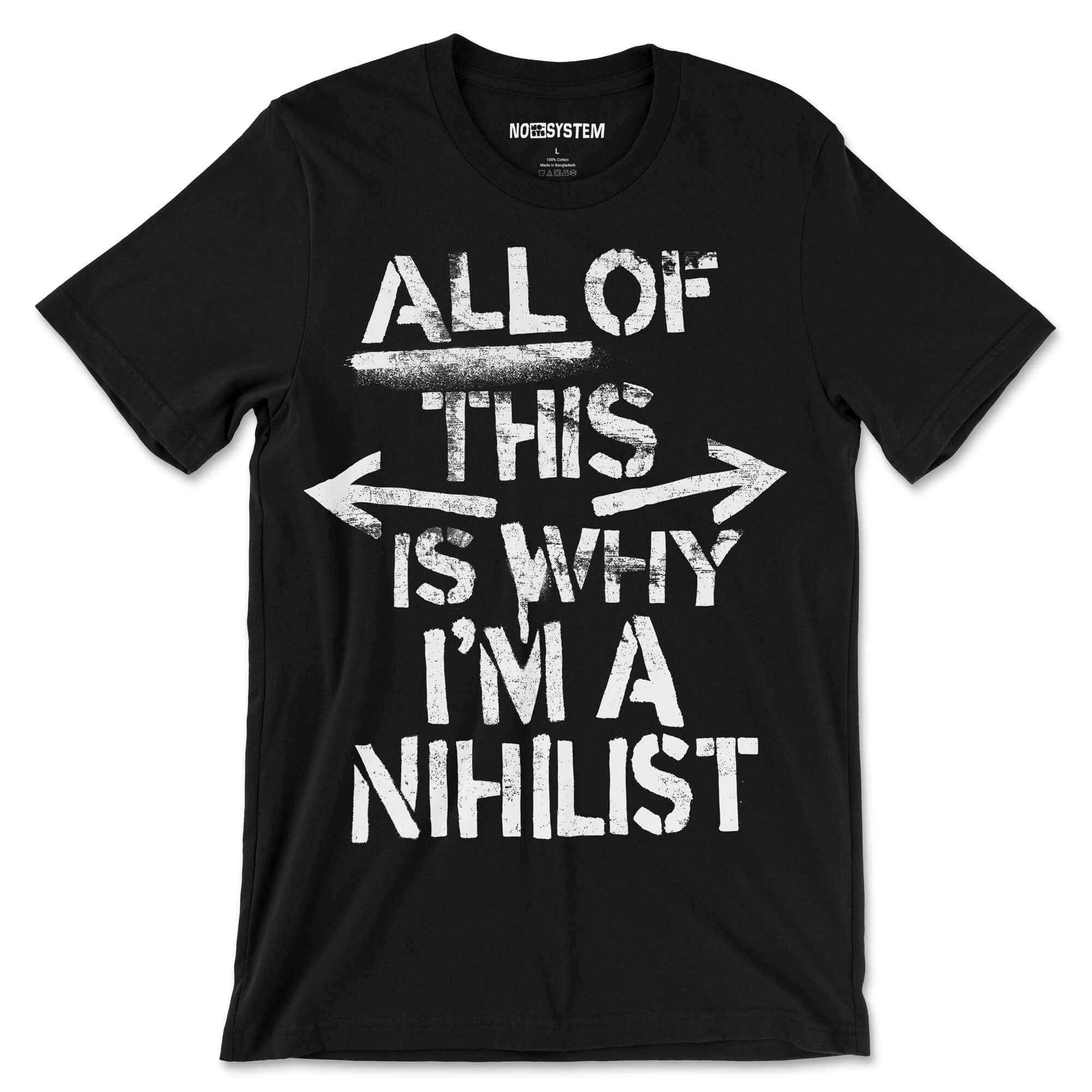 All Of This is Why I'm a Nihilist Crewneck T-shirt