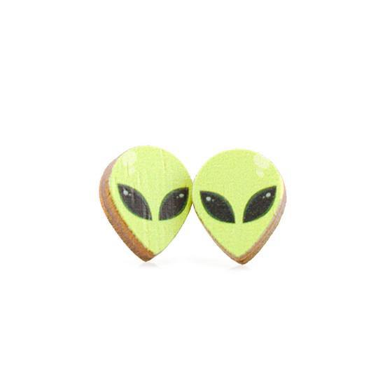 Alien Stud Earrings #3043 - No System