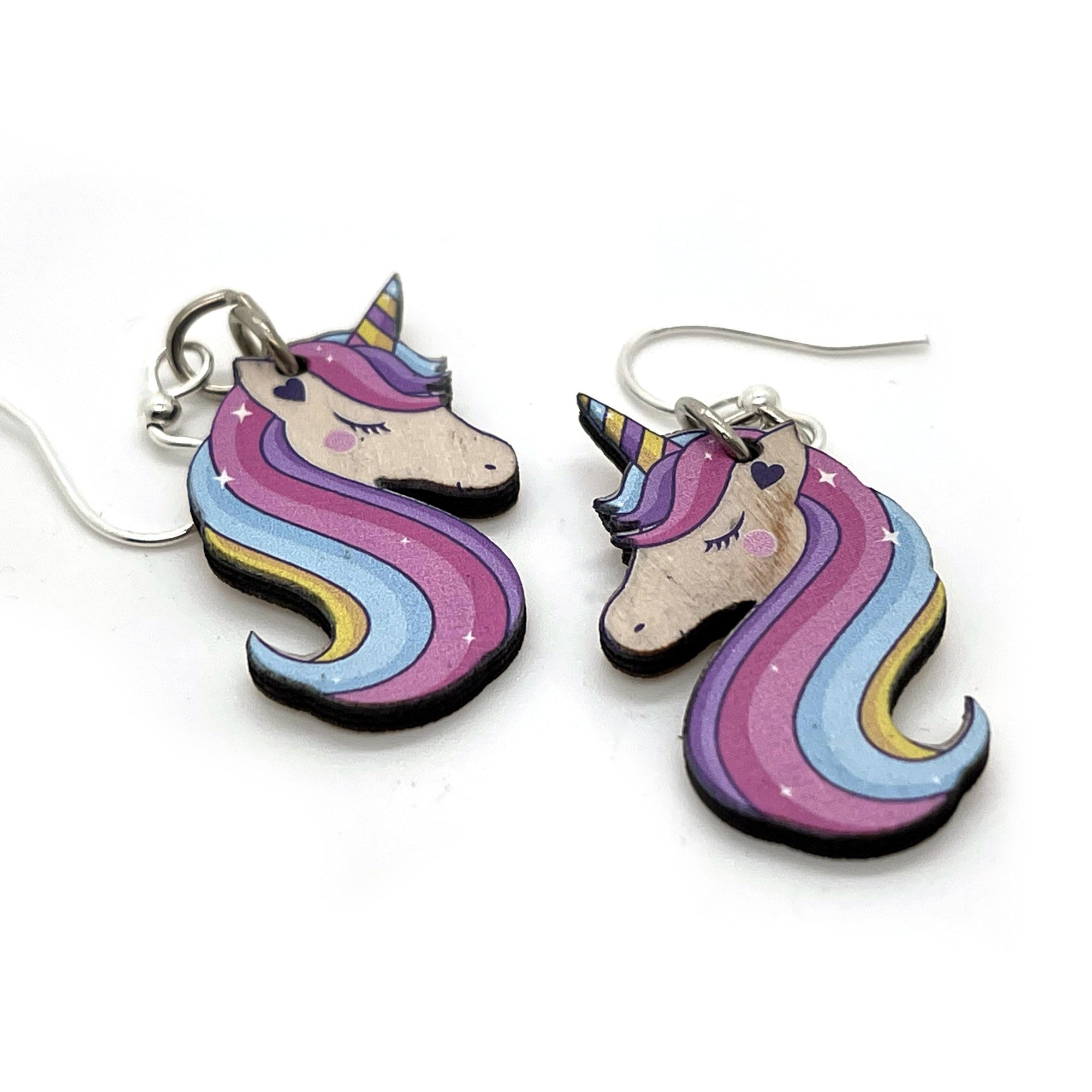 Bashful Unicorn Earrings - No System