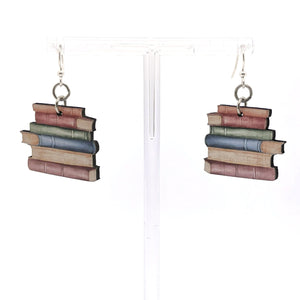 Book Earrings - No System
