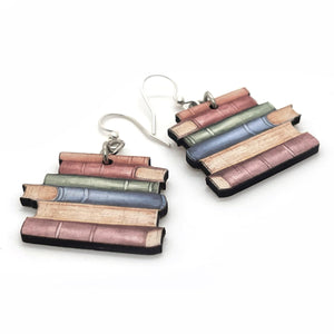 Book Earrings - No System