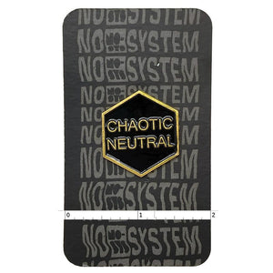 Chaotic Neutral Enamel Pin - No System