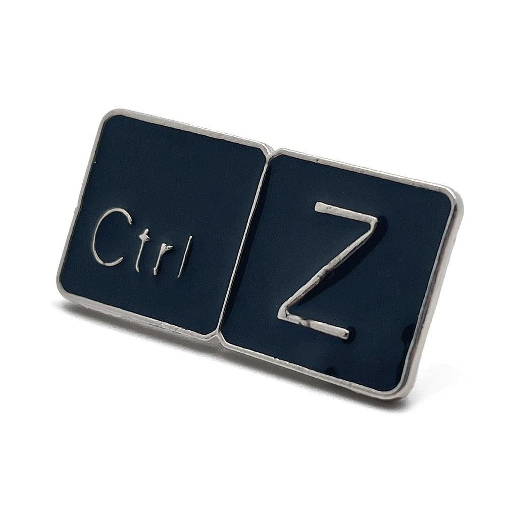 Ctrl-Z Enamel Pin - No System