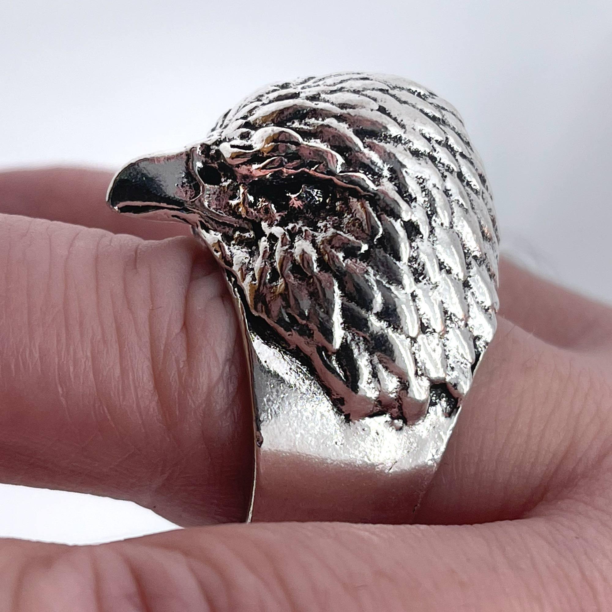 "Debate My Eagles" Resizable Eagle Ring - No System
