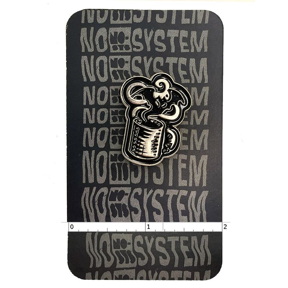 Evil Coffee Enamel Pin - No System