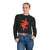 Not Greater Or Less Than Red Stripe Cropped Sweatshirt - No System