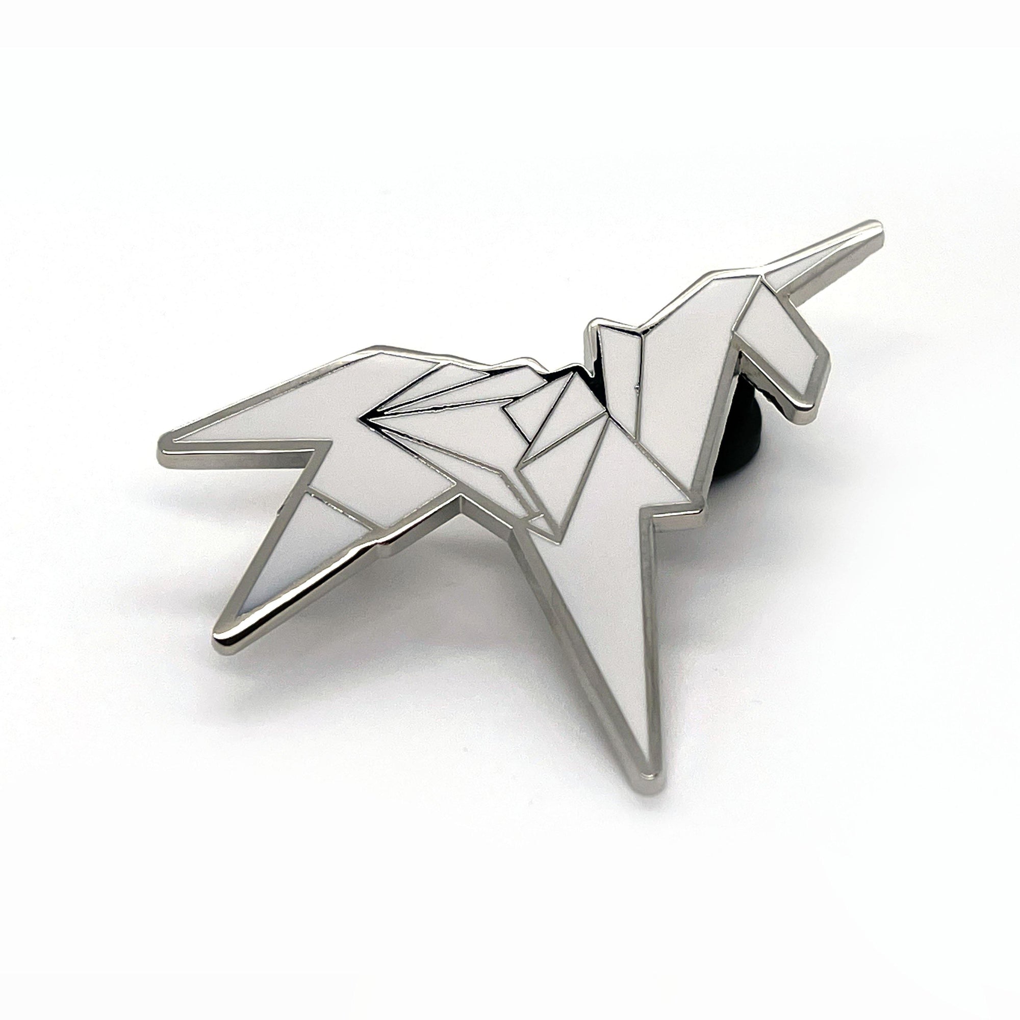 Origami Unicorn Enamel Pin - No System
