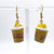 Popcorn Bucket  Resin Earrings - No System