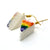 Rainbow Cake Resin Earrings - No System