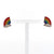 Rainbow Stud Earrings - No System
