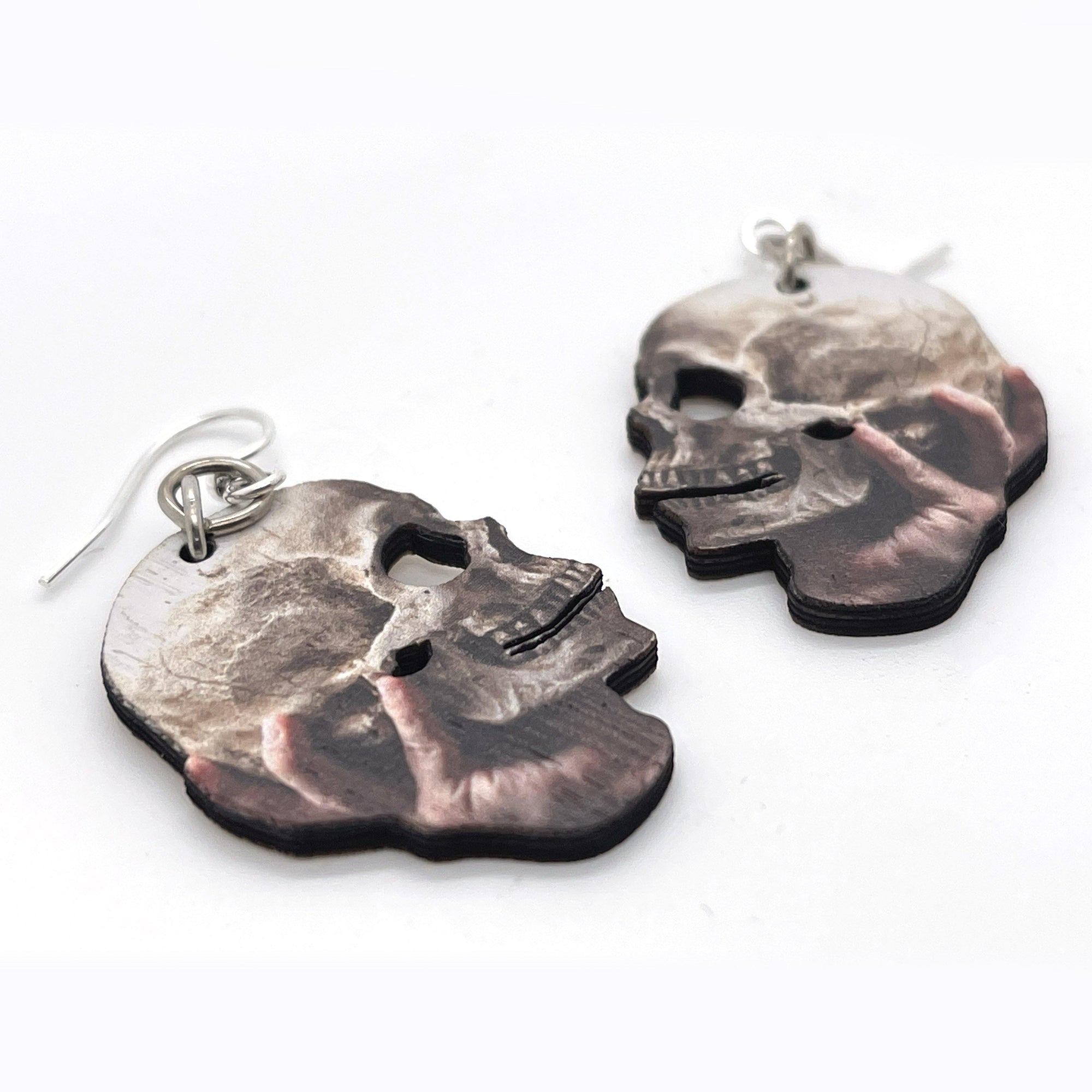 Skull and Hand Earrings - No System