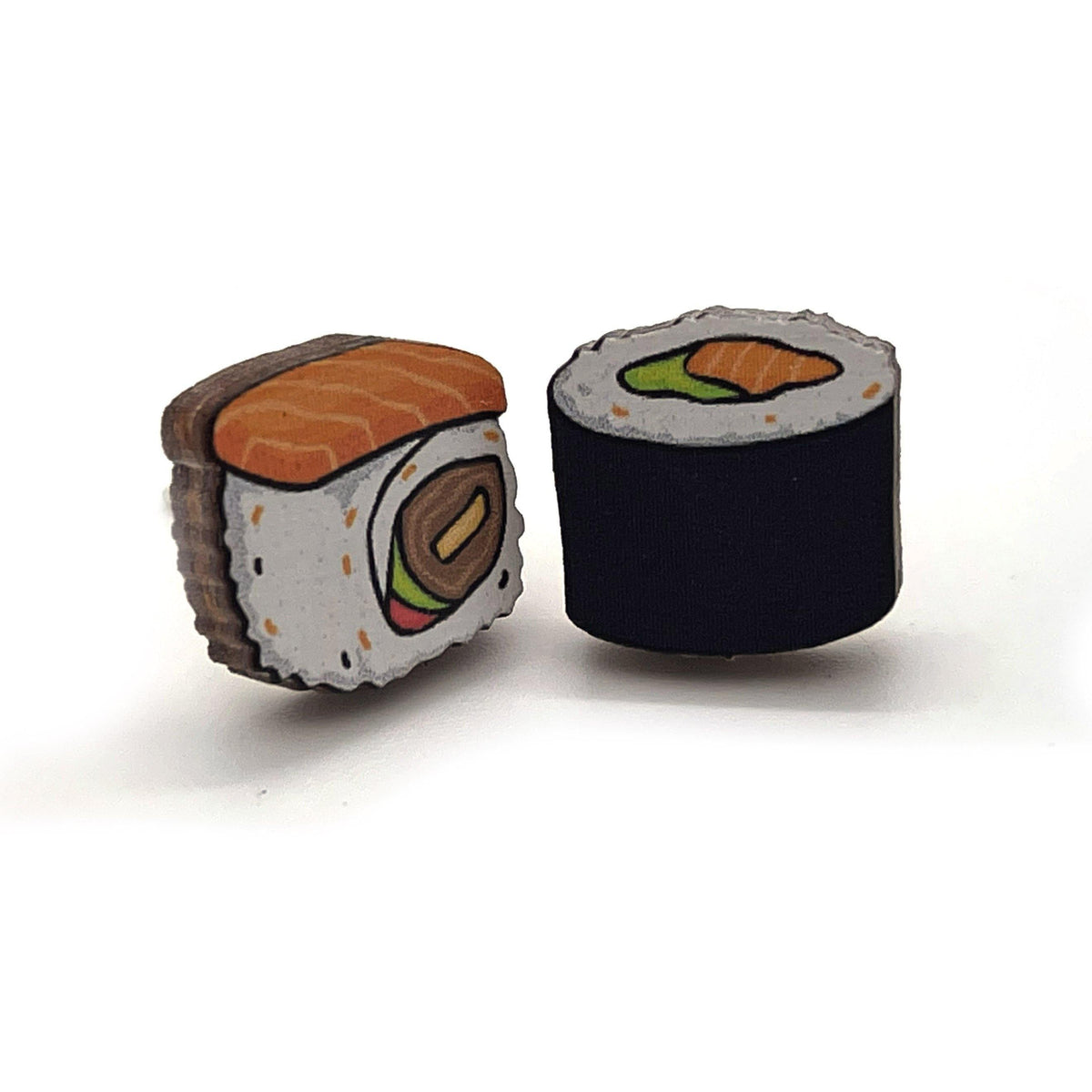 Sushi Stud Earrings - No System
