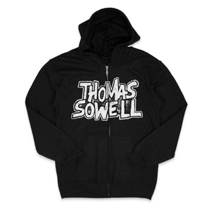 Thomas Sowell Was Never a Minor Threat - Full Zip Hooded Sweatshirt - No System